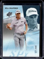 2024 Upper Deck Portfolio Golf #SPX-27 Will Zalatoris SPx Rookies RC /699 (57D)