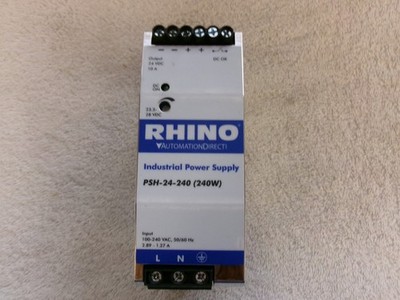 RHINO Automation Direct Industrial Power Supply    PSH-24-240