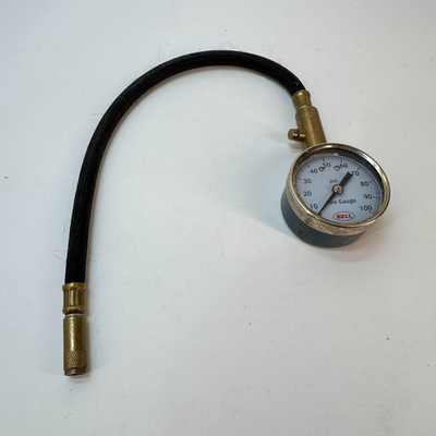 #ad Bell Bicycle Tire Pressure Gauge Dongle Style Screw On Pressure Hold Valve $19.99