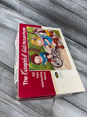 キャンベル・スープ・ビンテージパズル Campbell Soup Kids Picture Puzzle 100+ Pcs Interlocking Jaymar 18