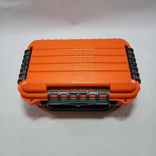 Plano Orange Waterproof Dry Box Case Model 1460 11x7x4 Inches Camping Outdoors