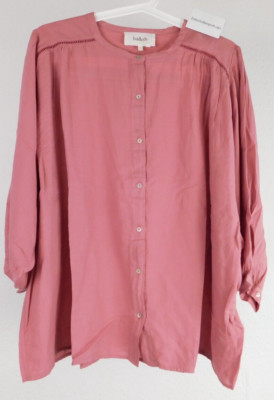 ba&sh Damenbluse Chemise Tessa Oversized rosé Gr.2 (36)