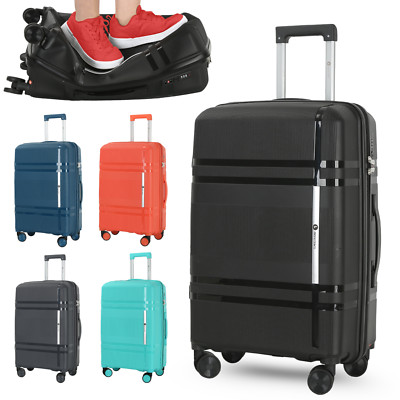 Koffer Unzerstörbar Rollkoffer Reisekoffer Handgepäck Hartschalen Trolley M 40L