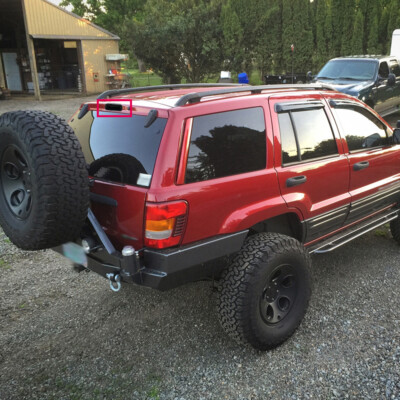 Team-Alpha LED Third Brake Light - Fits Jeep Cherokee XJ (1997-2001) - Black Housing / Smoke Lens