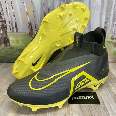 Nike Alpha Menace Elite 3 Oregon Ducks DH3352-337 Mens Size 13.5W Cleats #B23