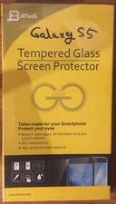 Brand New JETech Tempered Glass Screen Protector For Samsung Galaxy S5 9H Hard