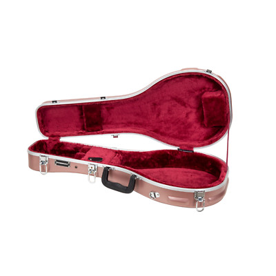 Crossrock A-style Mandolin Case，ABS Molded Hardshell with Detachable Straps