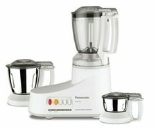 Panasonic MX-AC300-S 550-W Mixer Grinder,3 Jar,220-240V,Grey-White Free Shipping