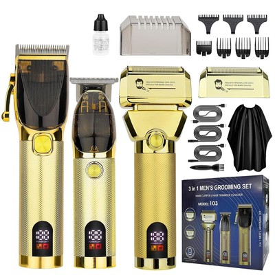 PRO Máquinas Profesionales Para Cortar Cabello Maquina Cortadora De Pelo Set MEN