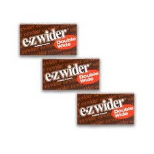 EZ Wider Double Wide Rolling Papers 2.0 Cigarette Paper 72 Total Leaves 3 Pack