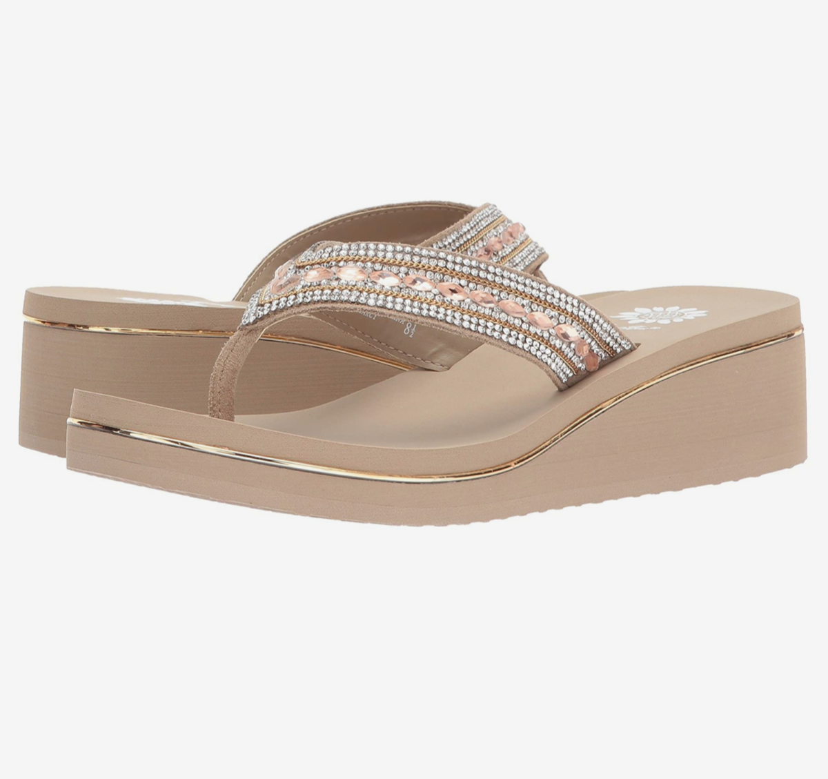 APL Sandalo Bling Zeppa Donna Marcy Taupe Scatola Gialla Taglia 8 5M Nuovo