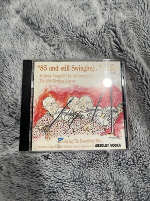 85 And Still Swinging By Stephane Grappelli Live At Carnegie Hall CD 1993