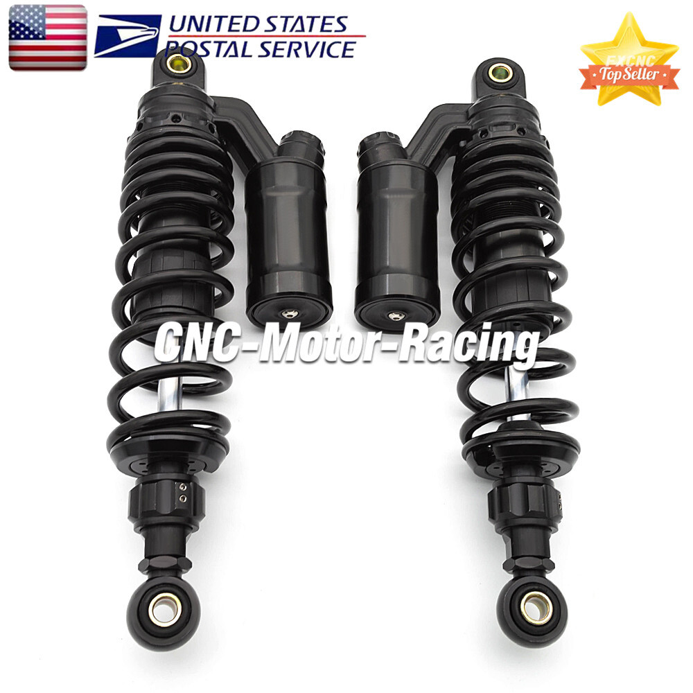 CNC Rear Suspension Fork Shock Absorbers Adjustable Rebound 320MM