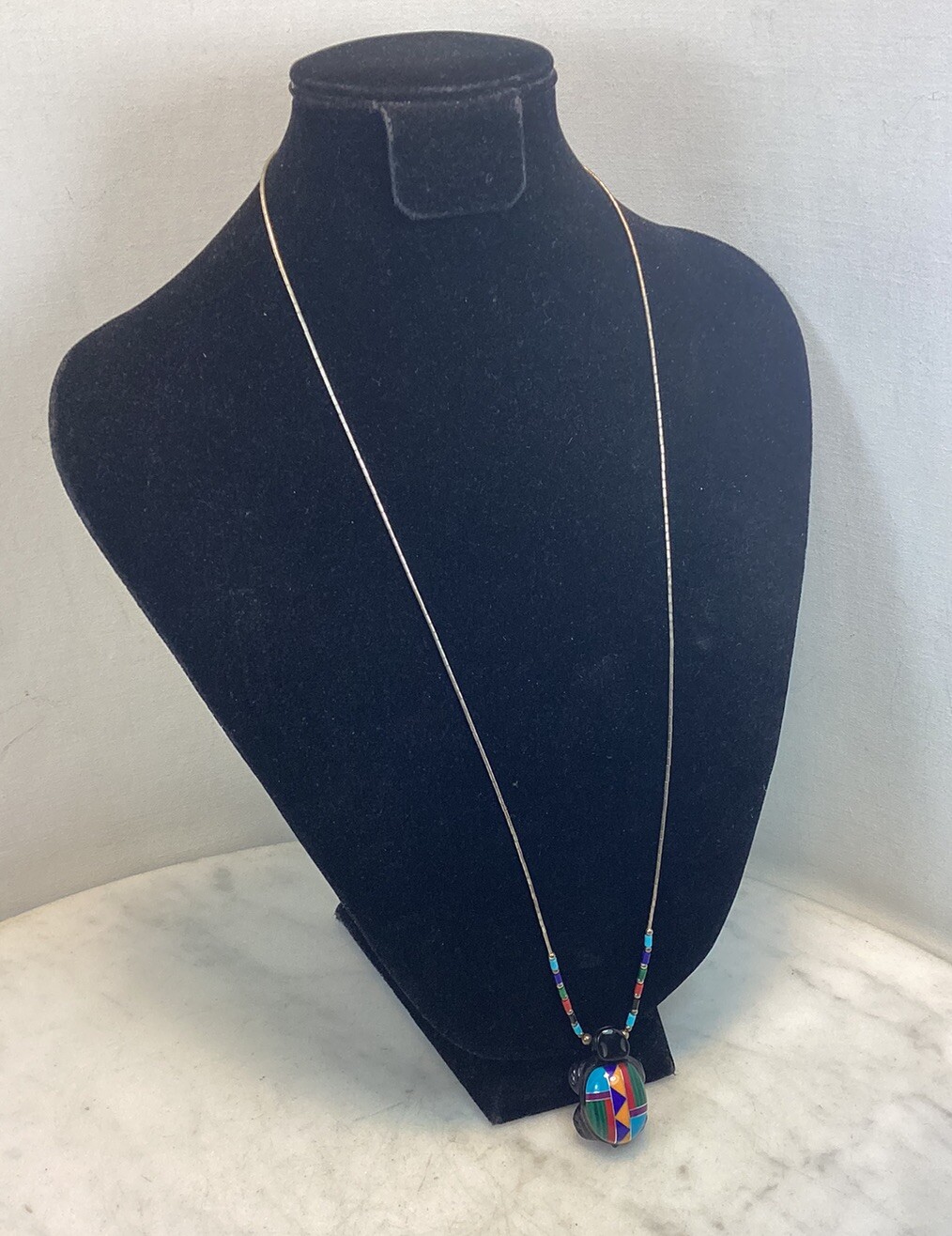 VTG Southwest Liquid Sterling Silver Multi Stone … - image 3