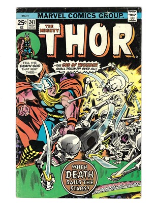 The Mighty Thor #241 (Marvel Comics November 1975) Very Good