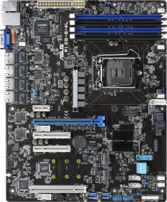 ASUS P10S-E/4L inkl. ASMB8-iKVM + Intel Xeon E3-1220v6 4C/4T 3-3.5GHz (ohne RAM)