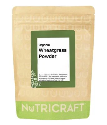 1kg organic WHEATGRASS powder by NUTRICRAFT™ - EU source - wheat grass