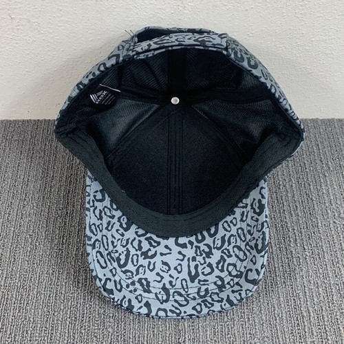 RBX X-Dri Baseball Hat Cap Strapback Womens Adjustable Gray Black Leopard Print - Picture 9 of 12