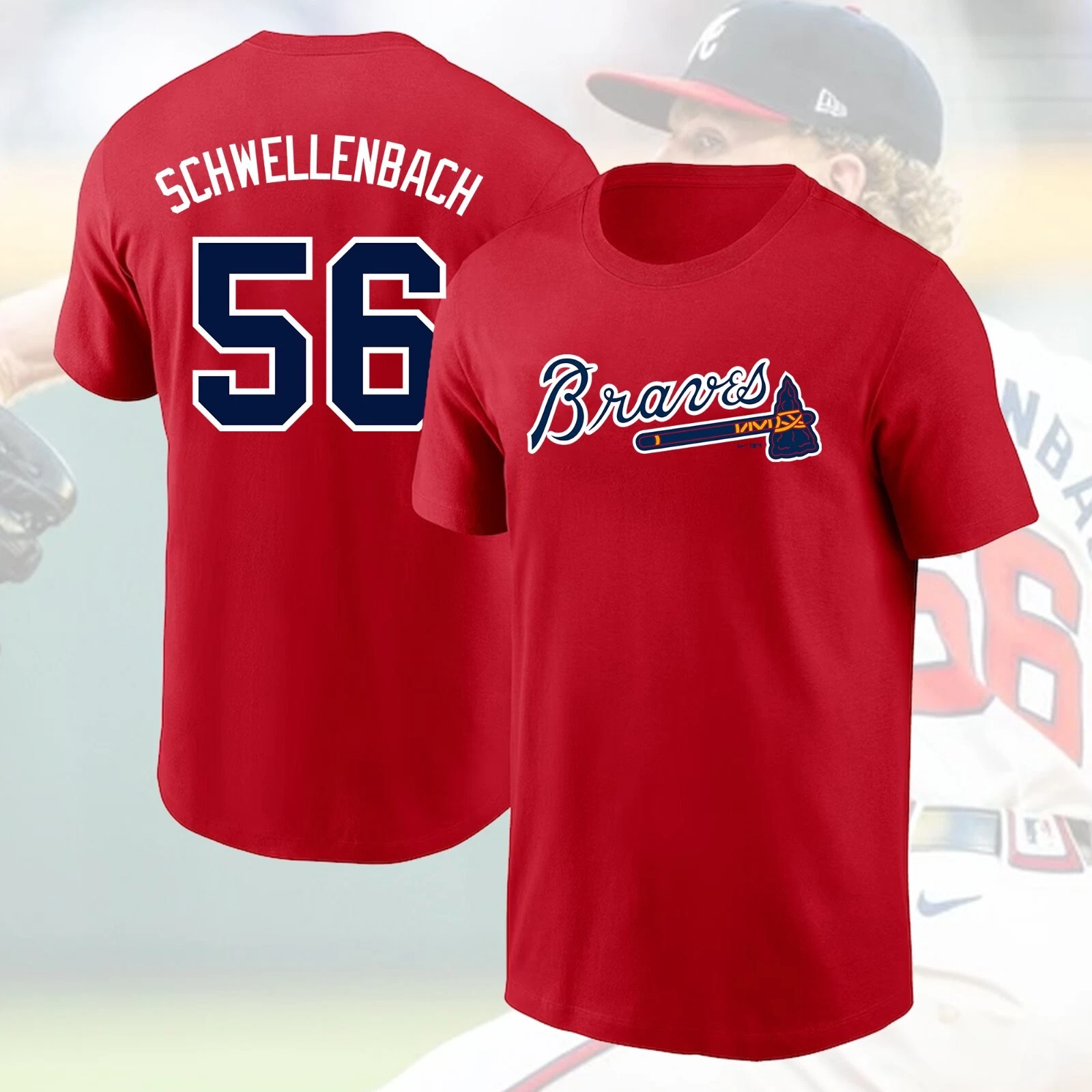 Spencer Schwellenbach #56 Atlanta Name & Number, Fan Gift