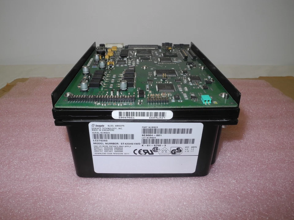 ST423451WD 23.2GB 5.4K RPM 5.25" FH 68 PIN ULTRA WIDE SCSI SEAGATE ELITE HDD - Image 2 of 4