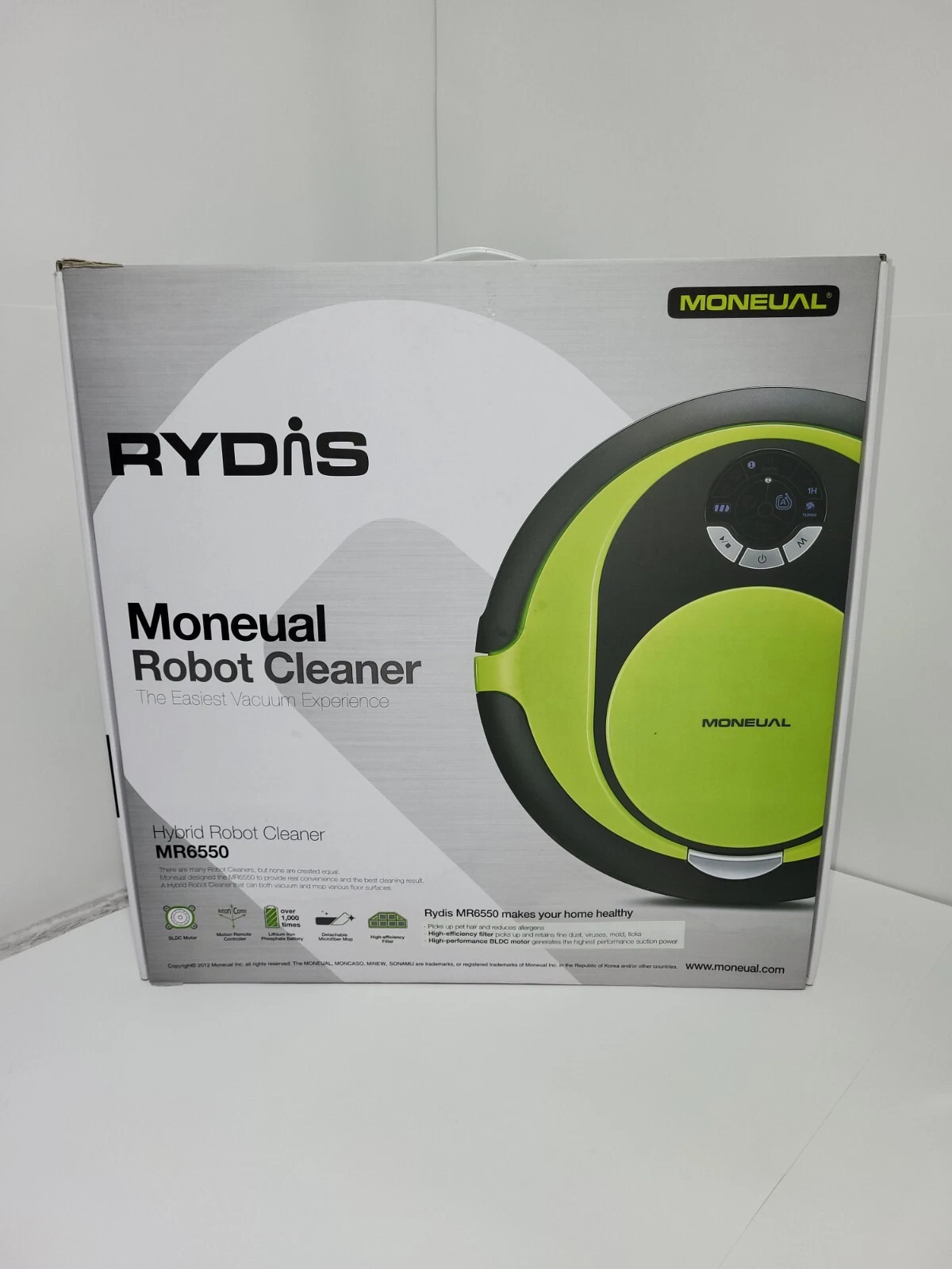 Moneual Rydis MR6550 - Green - Robotic Vacuum Cleaner