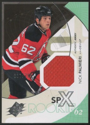 2010/11 Upper Deck SPX NICK PALMIERI ''ROOKIE SPX'' Relic RC Rookie Card #017/799