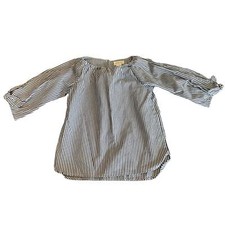2 Crewcuts Girls Tie Striped Sleeve Top