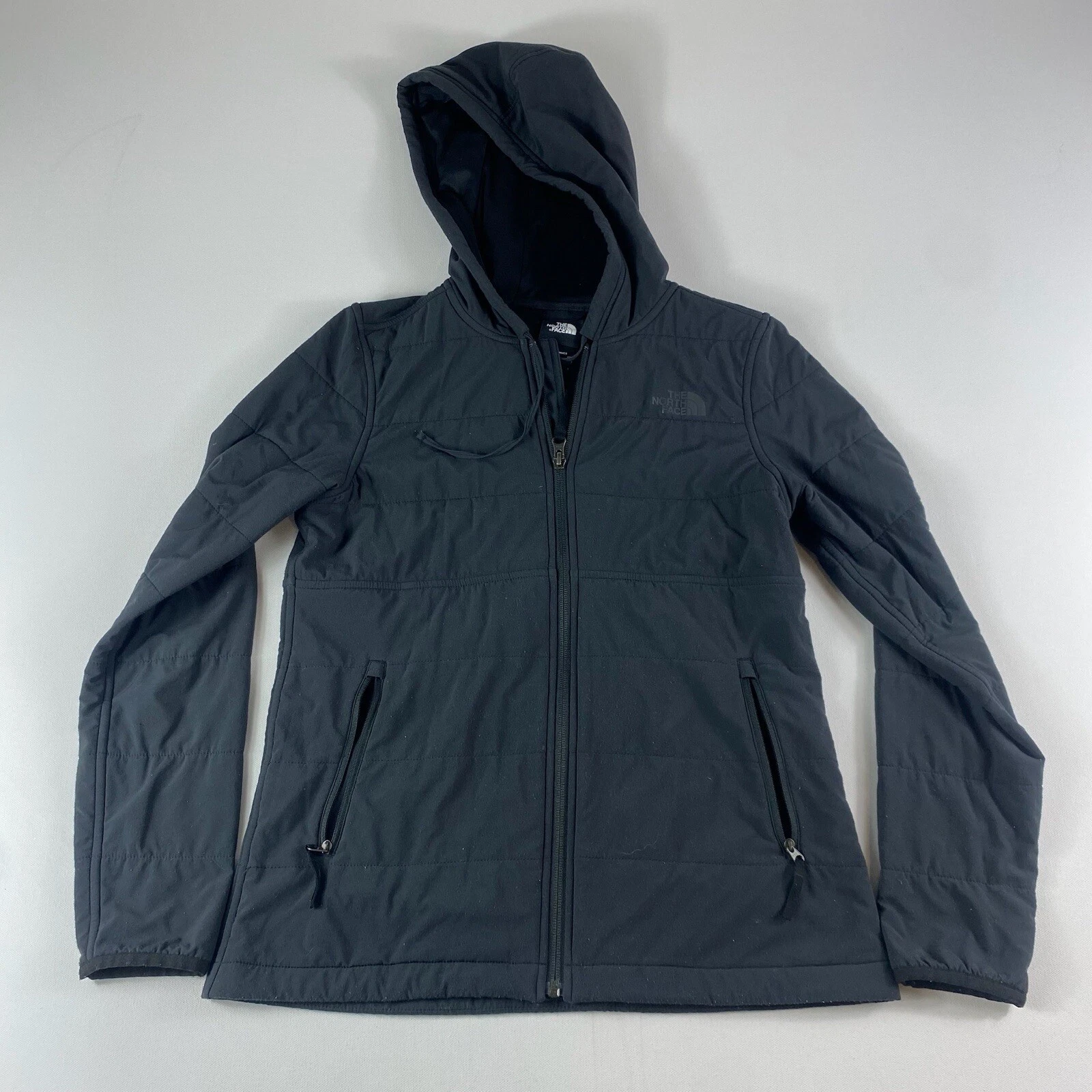 north-face mountain hooded full zip drawstring jacket