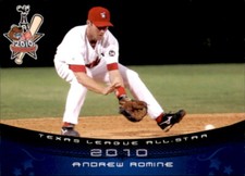 2010 Texas League All-Stars North #21 Andrew Romine Winter Haven Florida FL Card