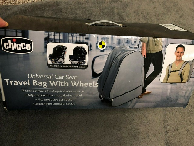 Chicco Universal Car Seat Travel Bag W Wheels And Backpack Straps