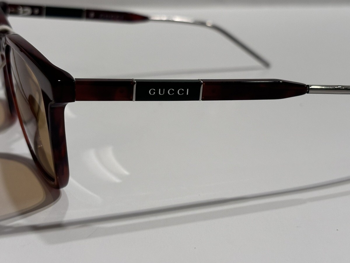 NWT $812 GUCCI  Brown Square Sunglasses GG0843S 003 Unisex NWT $812 GUCCI Brown Square Sunglasses | Mercari main image 3