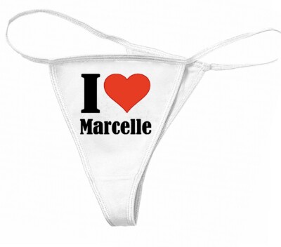 String Tanga I Love Marcelle Geburtstag Geschenk Valentinstag Weihnachten