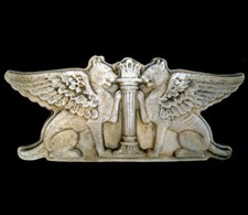 Large Royal Griffins Persian Roman Empire Sculpture plaque