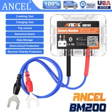 ANCEL BM200 12V Car Battery Load Tester Bluetooth Auto Battery Monitor Analyzer