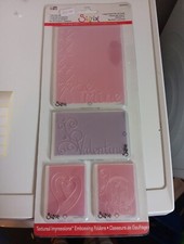 SALE SET EMBOSSING FOLDERS SIZZIX FOR SCRAPBOOKING NEW SIZ11 655844