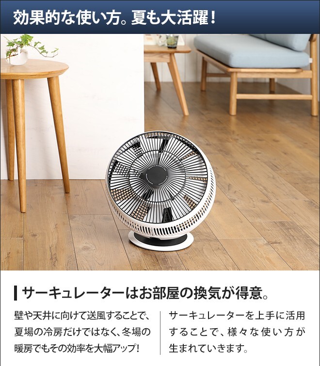 BALMUDA GreenFan Cirq サーキュレーター EGF-3400 GreenFan Cirq 扇風機 サーキュレーター グリーンファンサーキュ