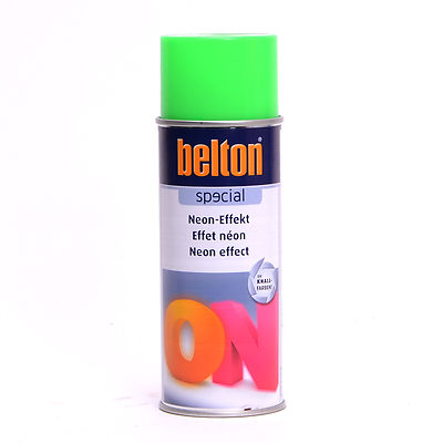 Neon Lack Effekt grün Tagesleuchtfarbe 400ml Belton Special Lackspray 323254