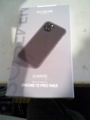 So Seven ''Sunris'' Silikon Case Cover Hülle in Schwarz für Iphone 12 Pro Max