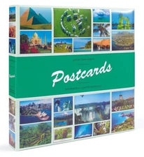 Lighthouse Large Postcard Album 50 clear Pages For 600 Travel Image Memories NEW