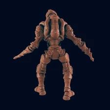 Clockwork Assassin - Bolts and Brimstone - Minis - EC3D - Steampunk - SciFi RPG