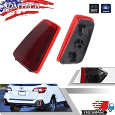 Red Lens Rear Bumper Reflector Marker Left & Right Pair For 15-20 Subaru Outback