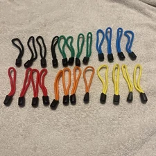 24 PACK 3"  ZIPPER PULLS TENTS BACKPACKS JACKETS Pants Shirts Bags Suit Case
