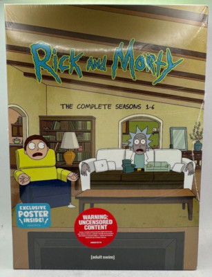 Rick and Morty - DVD - The Complete Seasons - 1-6 - Brand New - Rick and Morty