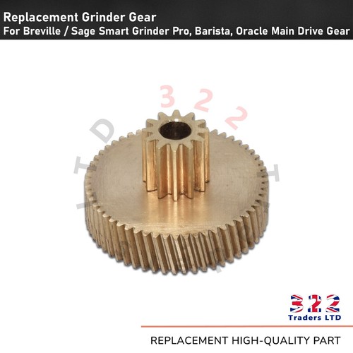 Replacement Grinder Gear Breville Sage Smart Grinder Pro Barista Oracle - Brass - Picture 2 of 3
