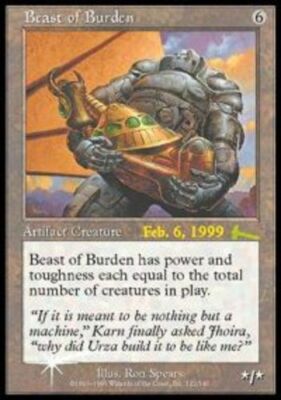 Beast of Burden - Foil - Prerelease Promo Magic mtg Heavy Play 