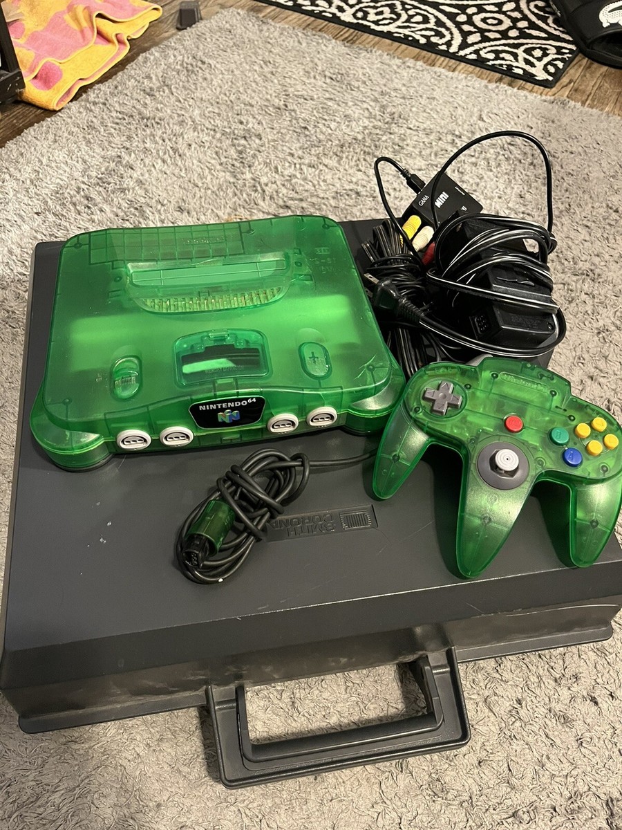 Nintendo 64 Console Bundle - Jungle Green 45496850425| eBay