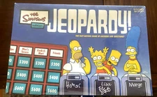 The Simpsons Edition Jeopardy! New & Sealed Board Game by Pressman 2003
