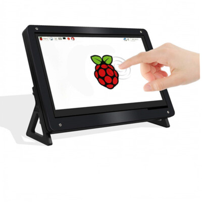 New 7'' DSI LCD Display Capacitive Touch Screen w/ Case For Raspberry Pi 5 4B 3B+