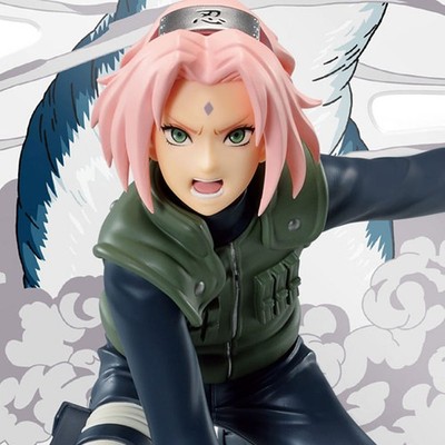 NARUTO SHIPPUDEN - Sakura Haruno Panel Brille PVC Statue 9 cm