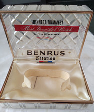 Vintage Lady's  Benrus Citation Thinnest Watch Elegant BOX ONLY , NO WATCH